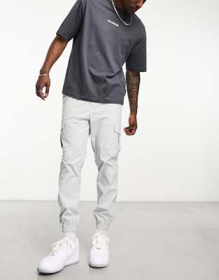 Jack & Jones Intelligence - Poly cargobroek in grijs