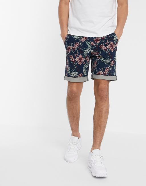 Printed chino hot sale shorts