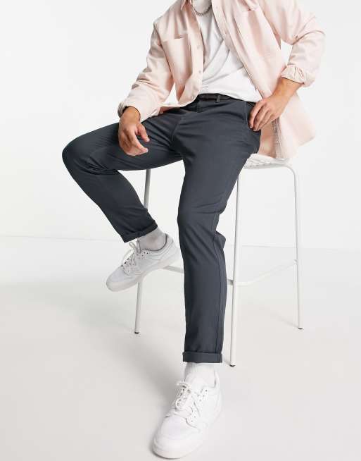 Jack & Jones Intelligence - Regular-fit chino's in grijs