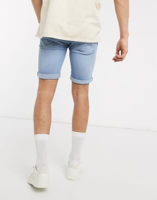 mens jean shorts asos