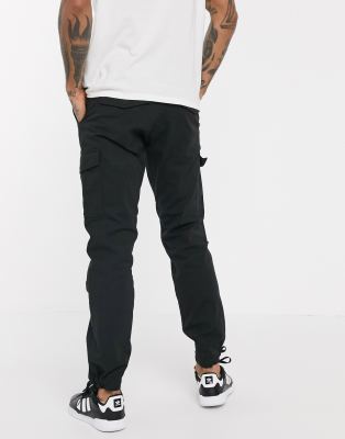 jack and jones cargo pants black