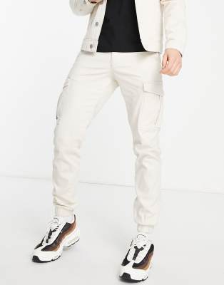 Jack & Jones Intelligence Slim Fit Chino In Beige-neutral In Neutral