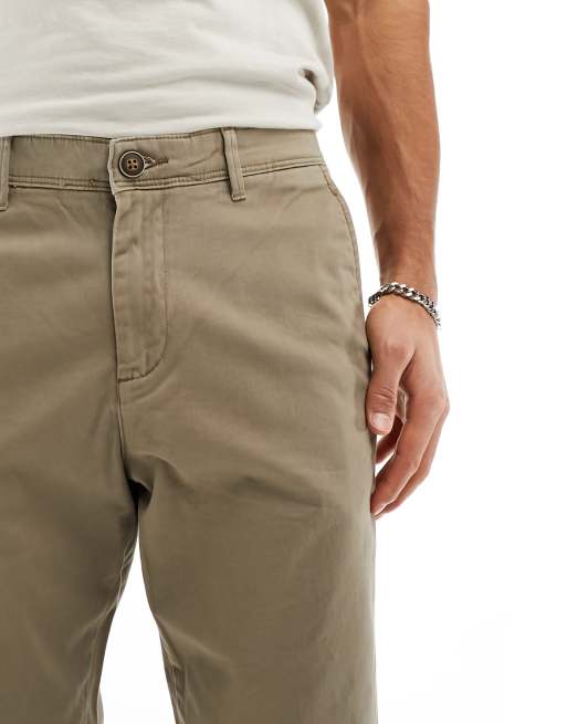 Jack & Jones Intelligence slim fit chino in beige  