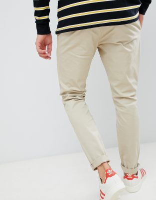 jack & jones intelligence slim fit chino in stretch cotton