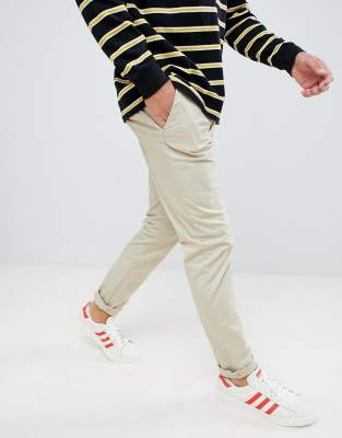 jack & jones intelligence slim fit chino in stretch cotton