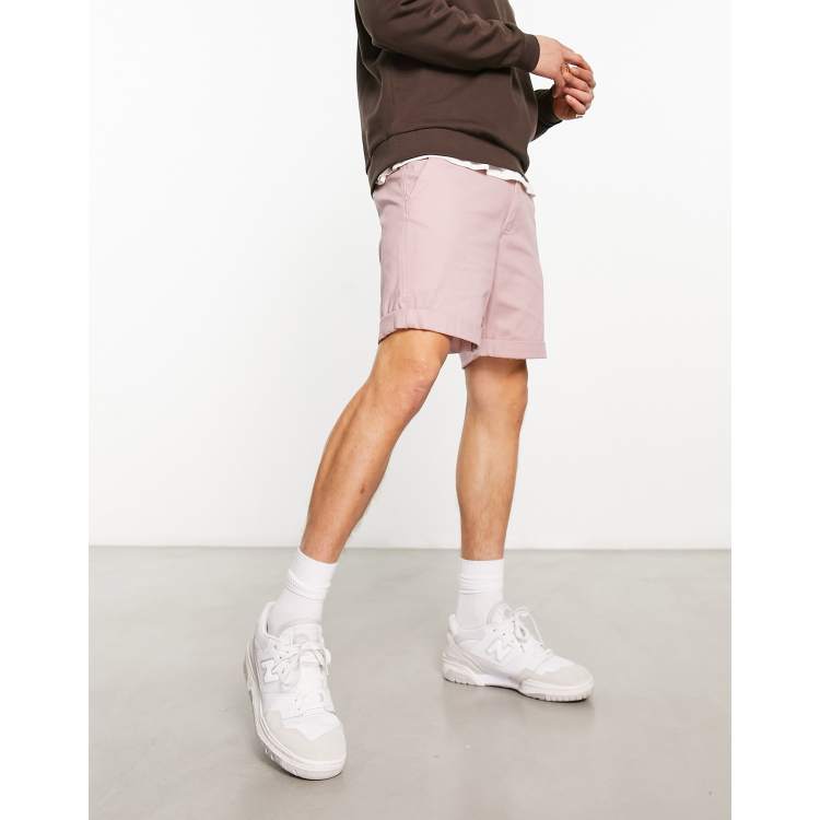 Jack & Jones Intelligence chino shorts with pleat in beige