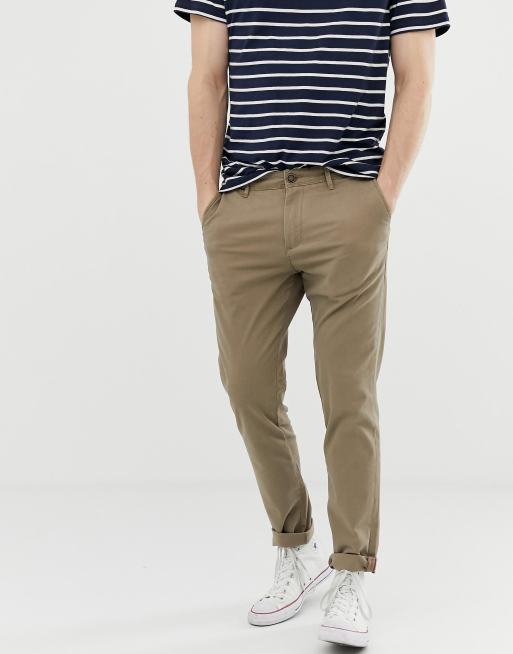 Only & Sons slim fit chino in gray