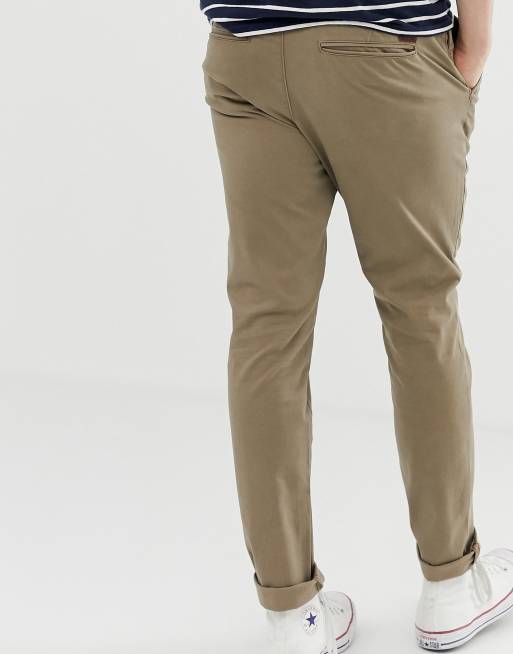 Jack & Jones Intelligence slim fit chinos in sand, 2 of 4