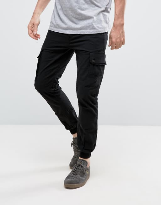 Jack & Jones Intelligence Slim Fit Cuffed Cargo Pants | ASOS