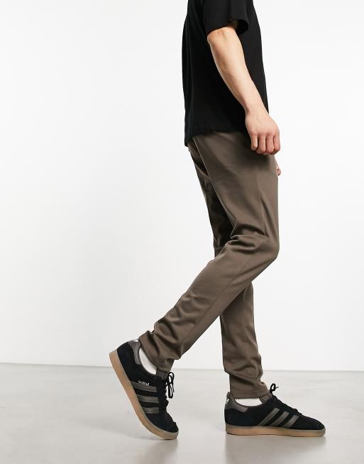 Jack & Jones Intelligence Marco slim fit smart pants in dark grey