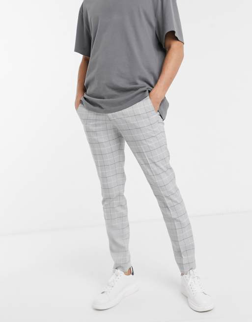 jack & jones intelligence slim fit jersey trousers
