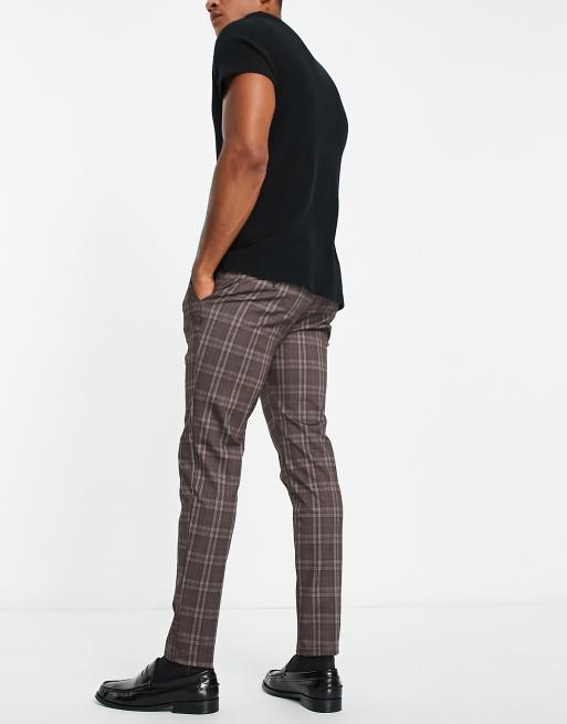 Plaid pants best sale mens h&m