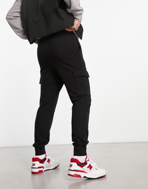 French Connection Pantalons Cargo Cuffed Cargo Homme Noir