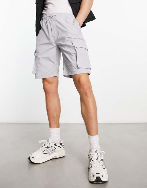 Grey cheap cargo shorts