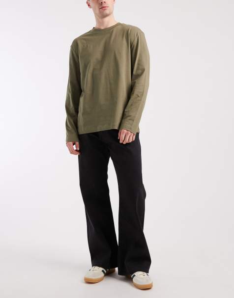 Jack & Jones Toby flare jeans in black
