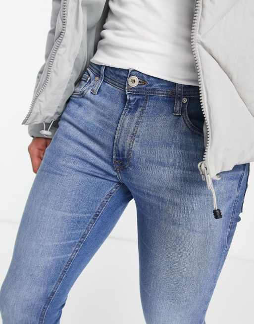 Jack & Jones Intelligence - Tom - Spray on skinny-fit jeans in blauw, 4 van 4