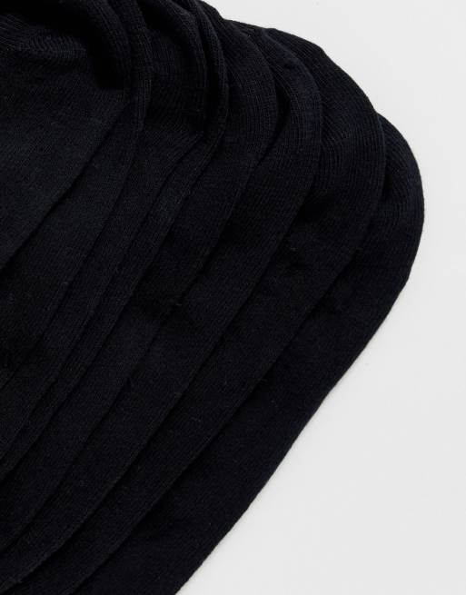 Jack & Jones invisible socks 5 pack in black, 2 of 3