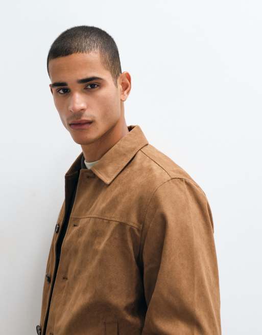 Jack & Jones - Jack van imitatiesuède in bruin, 3 van 5