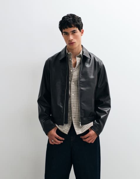 Jack & Jones Jacke aus Kunstleder in Schwarz - view 1