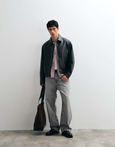 Jack & Jones Jacke aus Kunstleder in Schwarz - view 1