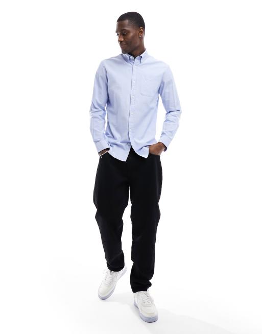 Jack & Jones – Jasnoniebieska koszula oxford , 2 z 4