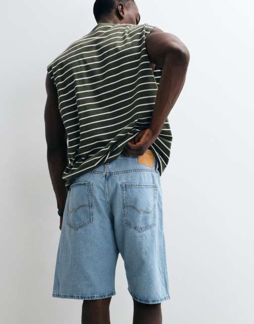 Jack & Jones – Jasnoniebieskie szorty jeansowe baggy, 4 z 5