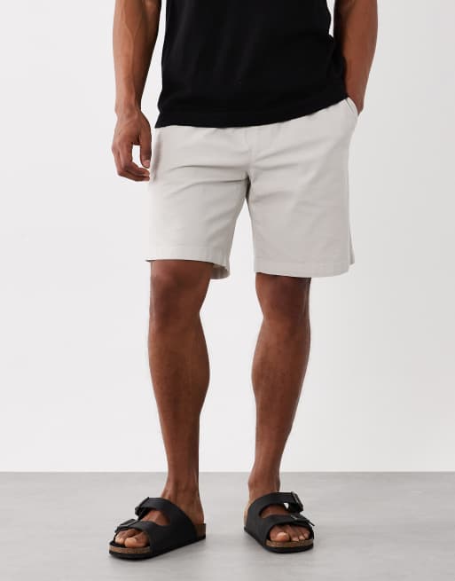 Jack & Jones – Jasnoszare fakturowane szorty ściągane na sznurek, 2 z 5