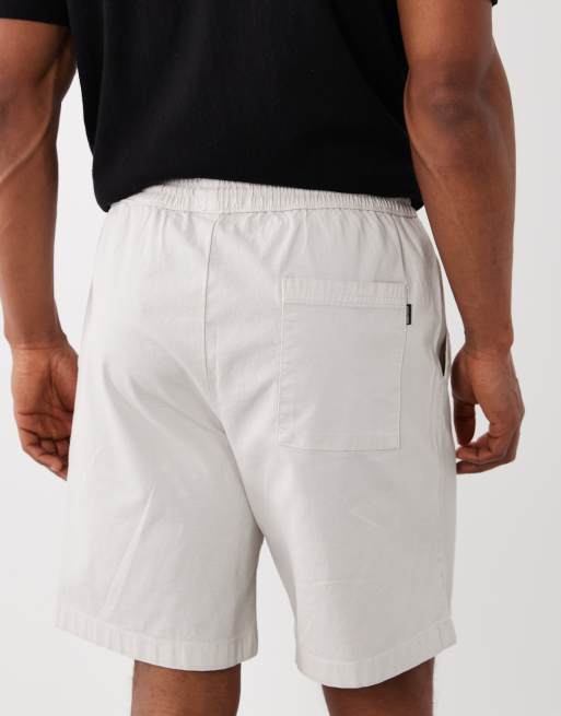 Jack & Jones – Jasnoszare fakturowane szorty ściągane na sznurek, 5 z 5