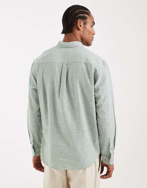 Jack & Jones – Jasnozielona koszula z mieszanki lnu, 3 z 5