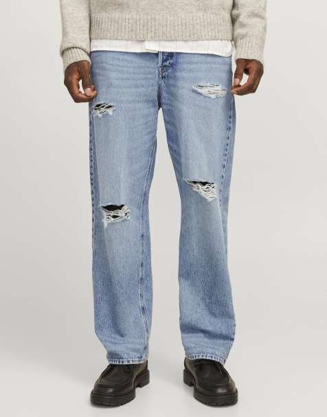 Jack & Jones - Jean ample - Bleu jean - view 1