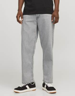 Jack & Jones - Jean ample - Gris denim - view 1