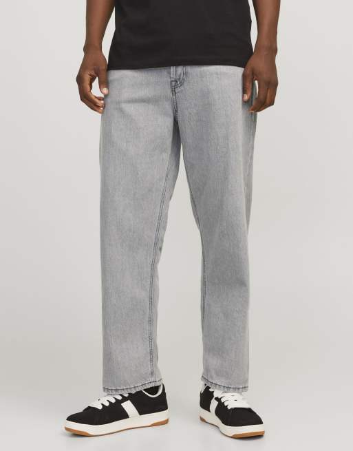 Jack & Jones - Jean ample - Gris denim