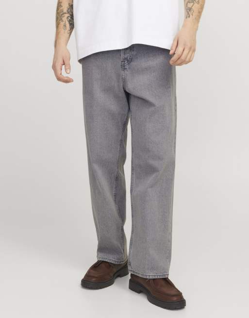 Jack & Jones - Jean baggy - Gris denim