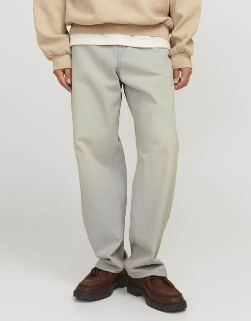 Jack & Jones - Jean baggy - Gris denim