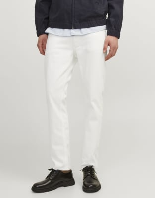 Jack & Jones - Jean coupe classique - Blanc denim