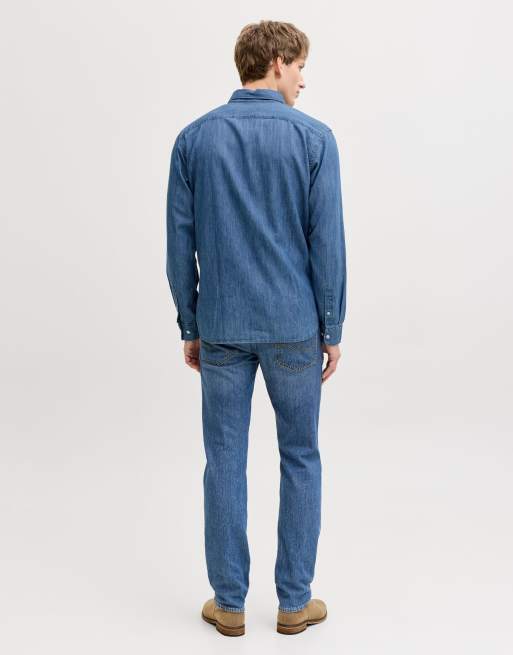 Jack & Jones - Jean coupe classique - Bleu denim, 2 de 7