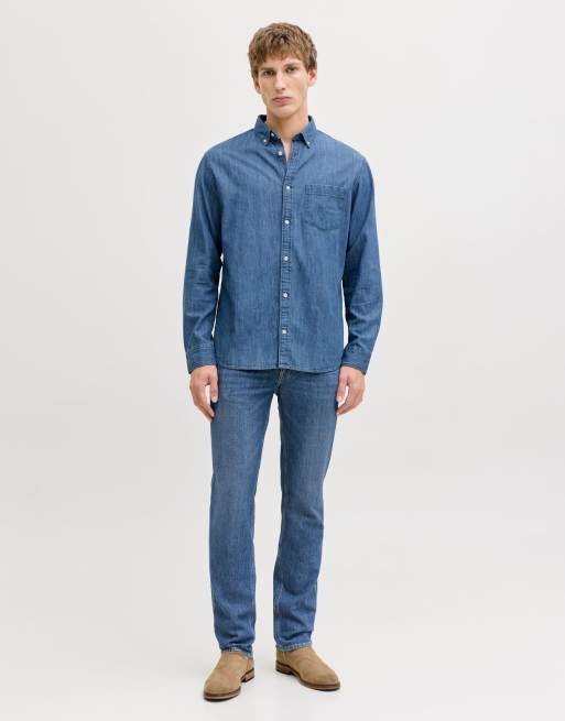 Jack & Jones - Jean coupe classique - Bleu denim, 3 de 7