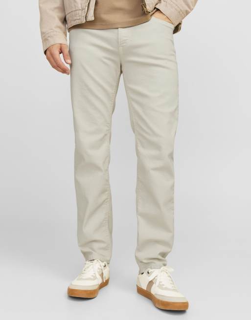 Jack & Jones - Jean coupe classique - Écru