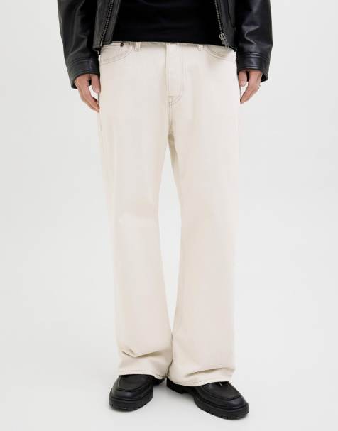 Jack & Jones - Jean évasé - Écru - view 1