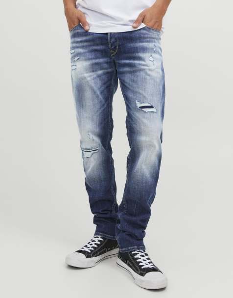 Jack & Jones - Jean slim - Bleu - view 1