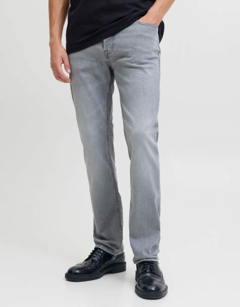 Jack & Jones - Jean slim droit - Gris denim - view 1