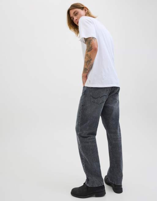 Jack & Jones - Jeans ampi in denim blu, 6 di 7