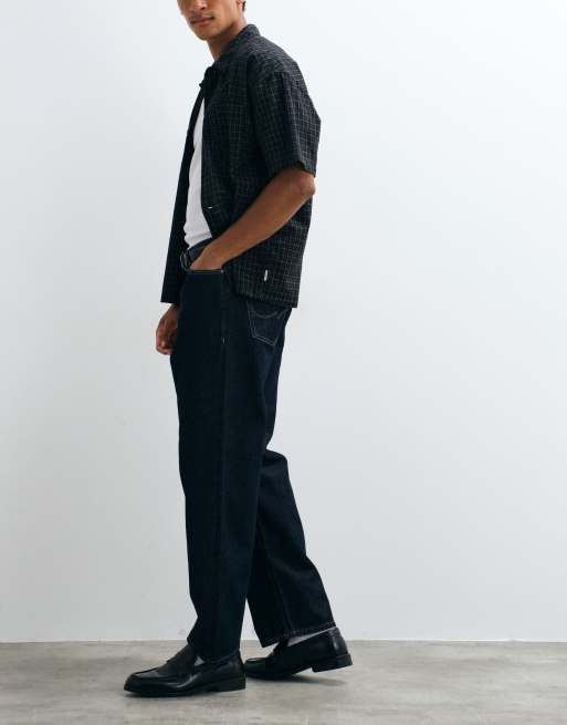Jack & Jones jeans baggy Alex in lavaggio denim grezzo, 4 di 5