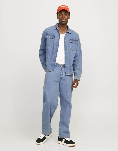 Jack & Jones - Jeans larghi blu denim - view 1