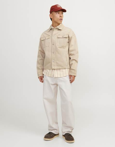 Jack & Jones - Jeans larghi colore moonbeam - view 1