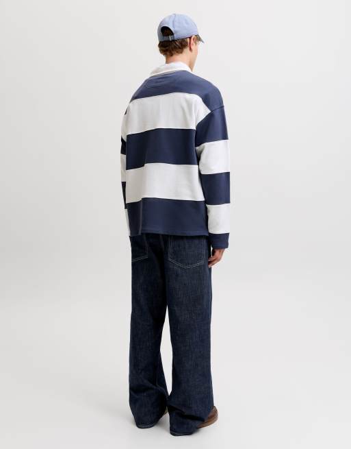 Jack & Jones - Jeans met wijde pasvorm in blauw denim, 2 van 7
