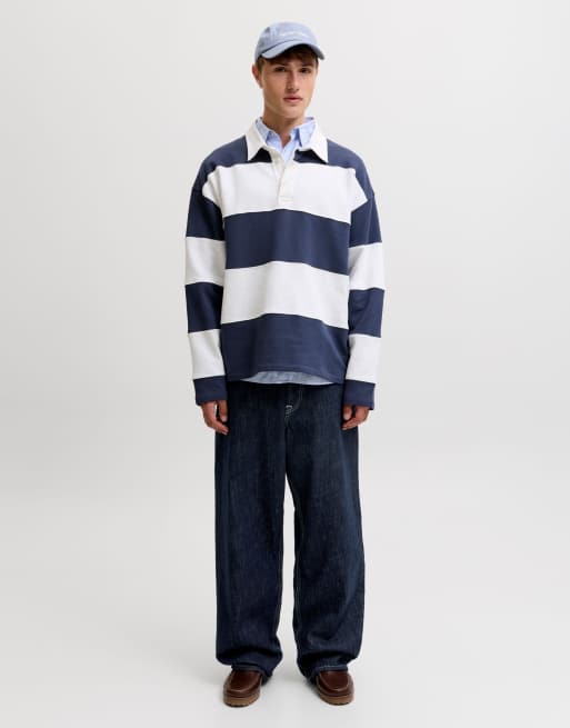 Jack & Jones - Jeans met wijde pasvorm in blauw denim, 3 van 7