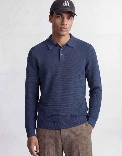 Jack & Jones jersey de punto en azul insignia - view 1