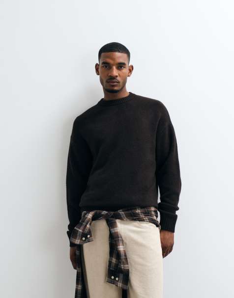 Jack & Jones - jersey holgado y suave marrón - view 1