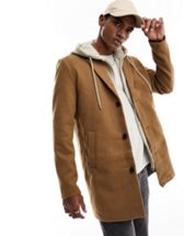 Farah Westchester color block jacket in brown | ASOS